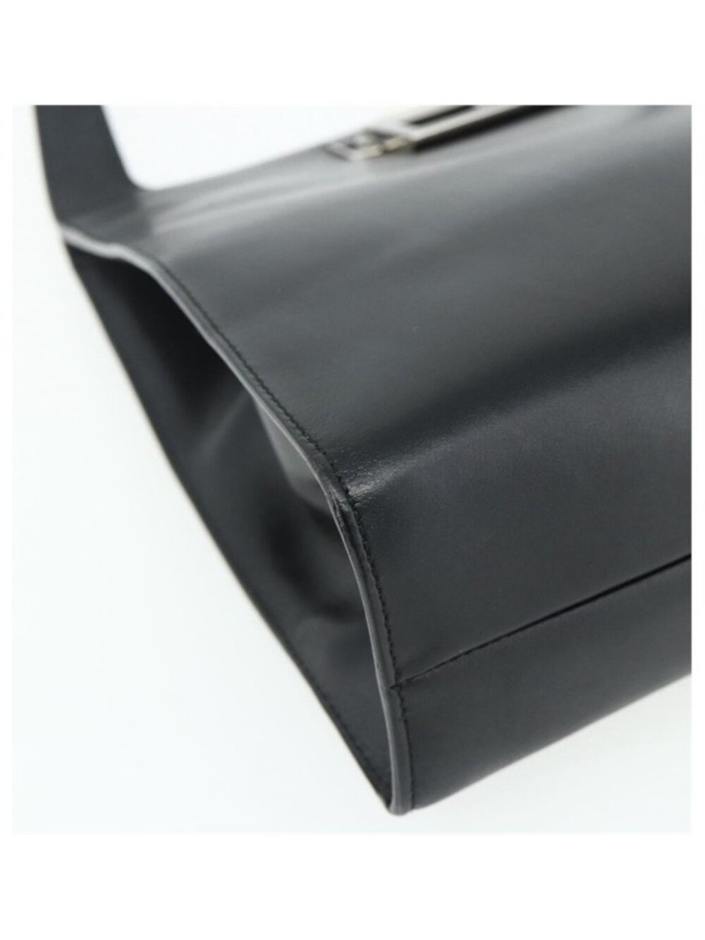 Authentic GUCCI Shoulder Bag Leather Black Silver 001 3043 - Picture 6 of 16